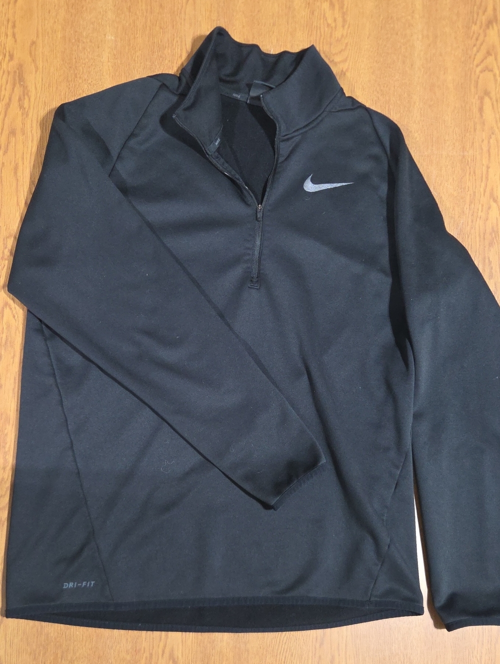 Nike Black Dri-FIT Half-Zip Performance Pullover